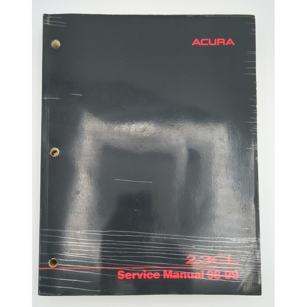 Vintage‎ 1998 1999 Acura 2.3 CL Service Shop Repair Manual Paperback Book